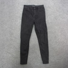 Blackheart Jeans Womens 7 Black Jegging Skinny Stretch Denim High Rise Juniors