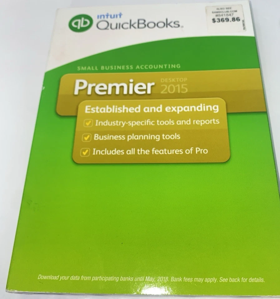 Intuit QuickBooks - Premier Desktop 2015 - Accounting Software DVD NEW SEALED! - Image 4 of 4