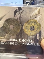 Pièce de monnaie pirate au trésor - Mini album de collection détroit de Malacca