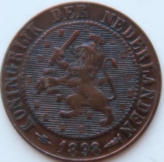 2 5 Cent / Halve Stuiver 1898