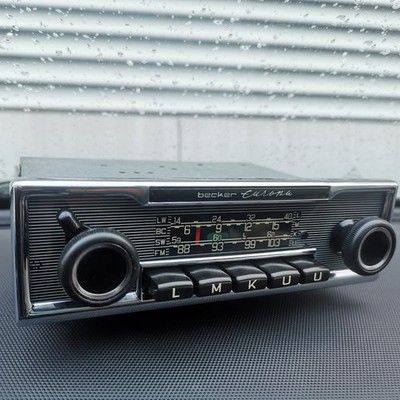 Becker Europa Car Radio LMKU 1975 for Mercedes W107 108 113 Vintage-Tested Top