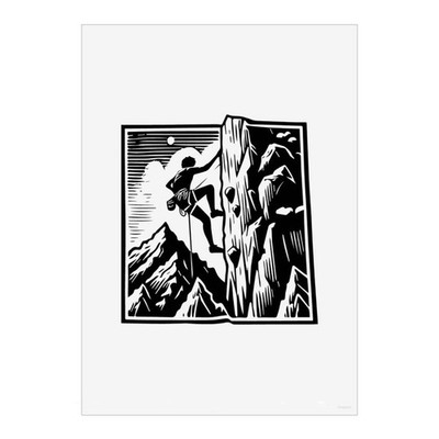 Wandbilder Poster Drucke ''Bergklettern'' (PP047699)