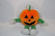 Pumpkin Jack O' Lantern Halloween Plush Toy 11 Hanging Flowers Inc
