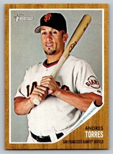 2011 Topps Heritage #133 Andres Torres San Francisco Giants