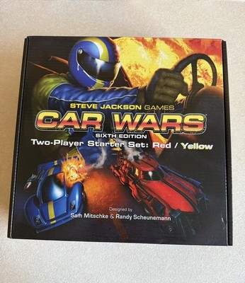 Car Wars - Starter Set. Rot/Gelb - Steve Jackson - gelocht aber unbespielt 