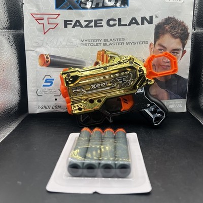 ZURU X Shot Faze Clan Skins Mystery Blaster - Clutch Ultra Rare Gold