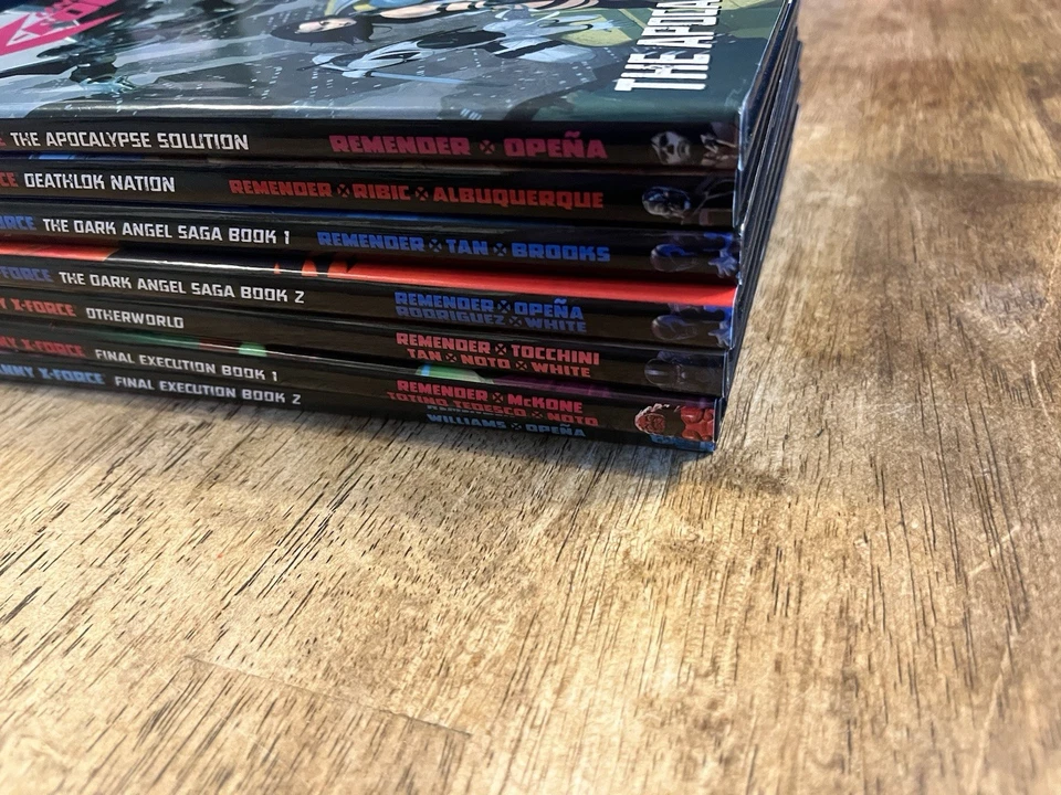 Lote UNCANNY X-FORCE Rick Remender HC Volume Completo 1-7 Capa Dura 1 2 3 4 5 6 7 - Imagem 3 de 4