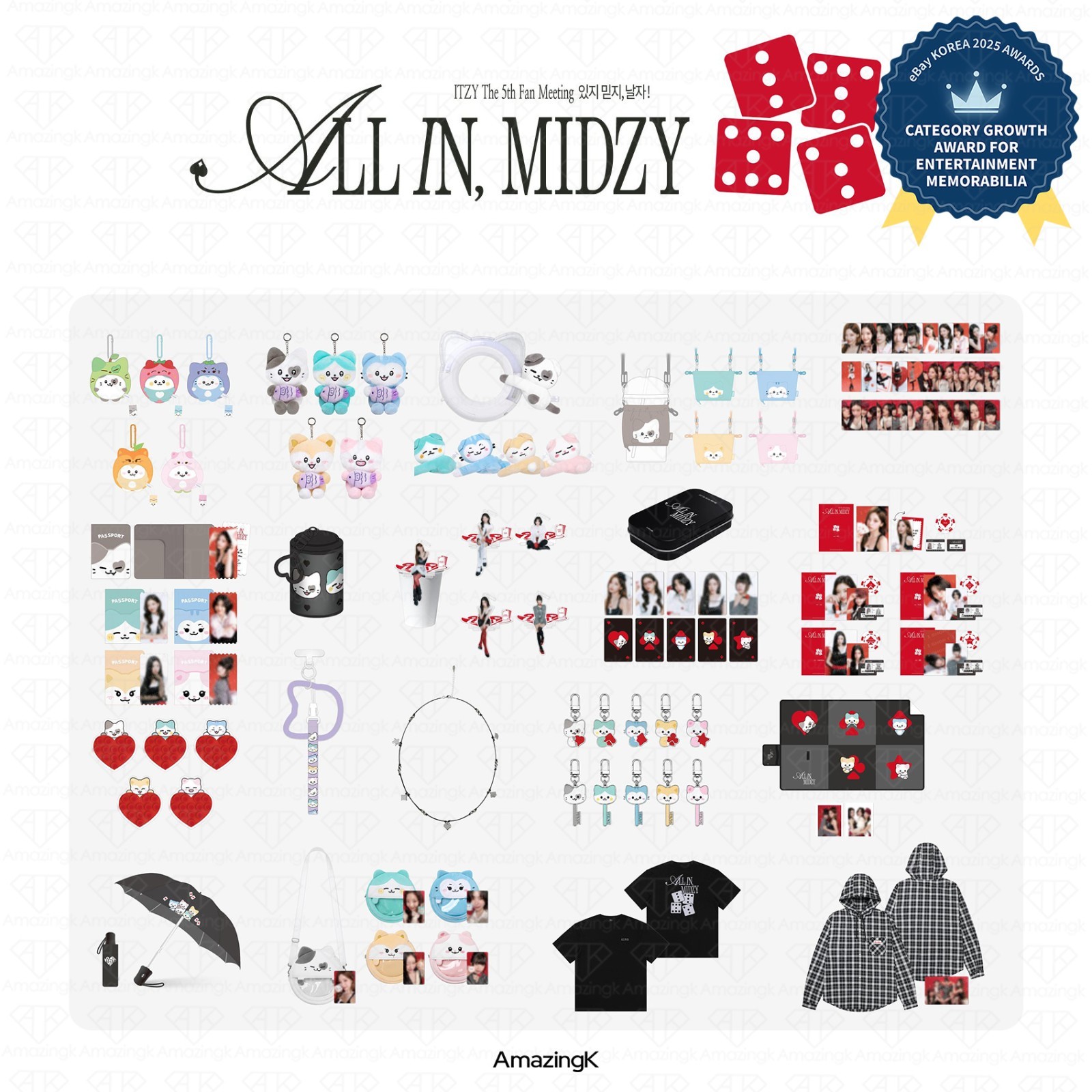 [PreSale] ITZY The 5th Fan Meeting ALL IN, MIDZY Official MD FASTSHIP