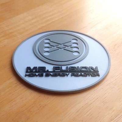 Mr. Fusion Untersetzer: 3D-gedrucktes Retro Sci-Fi Geek Geschenk