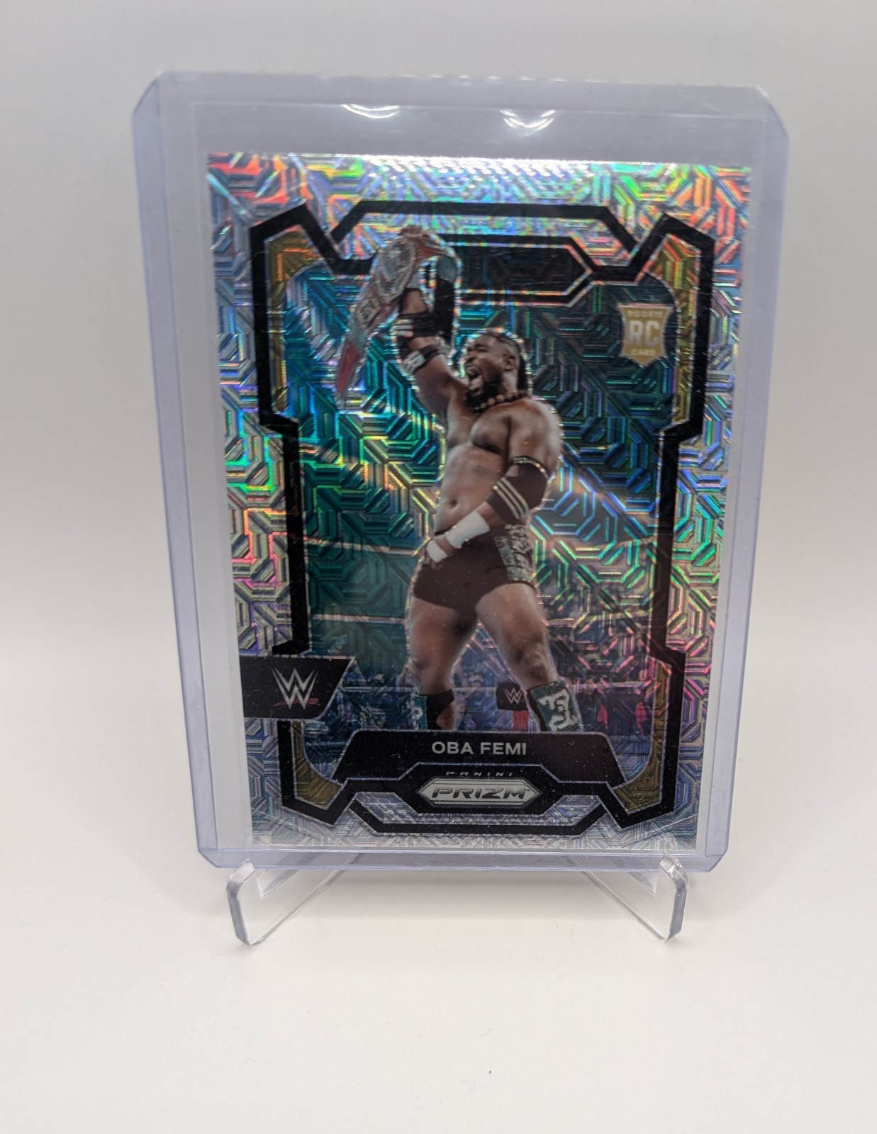 2024 Prizm WWE Oba Femi RC Mojo /25 NXT
