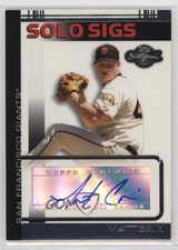 2007 Topps Co-Signers Solo Sigs Matt Cain #SS-MC Auto 7v7
