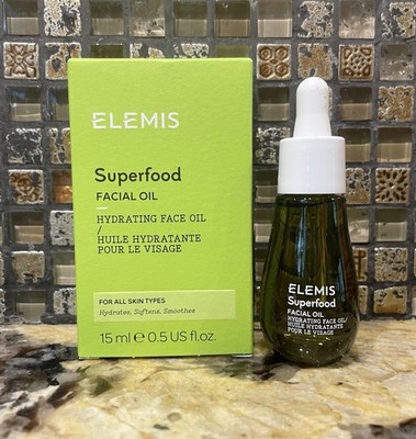 ELEMIS Superfood Facial Oil Hydrating Face Oil 0.5 oz 15 ml NEW in BOX