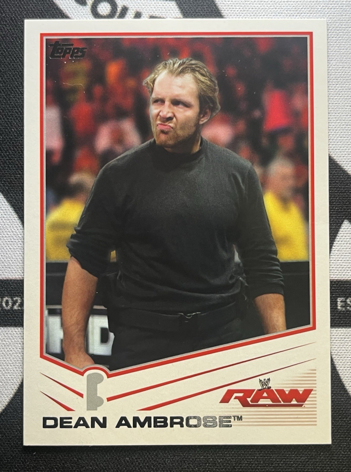 2013 Topps WWE Dean Ambrose Rookie RC #11 Small Crease READ