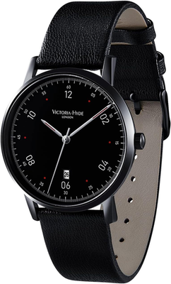 Men's Black Expedition Field Watch - Durable, Stylish Weekender