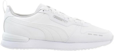 Größe UK 13 - Puma R78 weiß Leder Schuhe Sneaker Turnschuhe