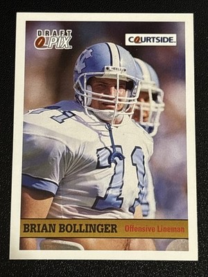 Football 1992 Courtside Brian Bollinger North Carolina Tarheels Lineman #36