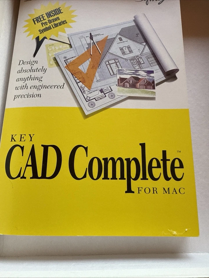 Key CAD Complete CD-Rom Software by SoftKey for Windows 95/3.1 & MAC 1994 - Image 4 of 4