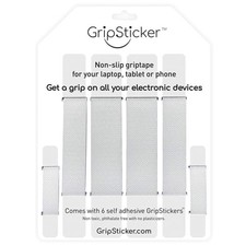 Grip Sticker Non-Slip Griptape for Your Laptop Set of 6 Large, Transparent