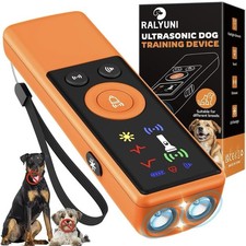 Ultrasonic Dog Bark Deterrent Device Anti-Barking LCD Screen Up to 35ft