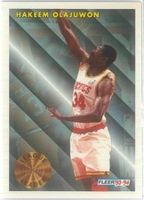 1993-94 Fleer Hakeem Olajuwon League Leader #225 - NBA Houston Rockets Rare 90s!