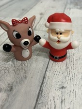 Rashti Rudolph Finger Puppets Santa Claus Rudolph Clarice Christmas 2.5  