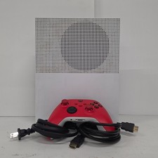 Microsoft Xbox One S 1681 500GB Console Bundle Red 1914 Controller + Cords
