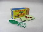 Matchbox Lesney Regular Wheels #45 Ford Corsair- unpainted base, sprue part, box