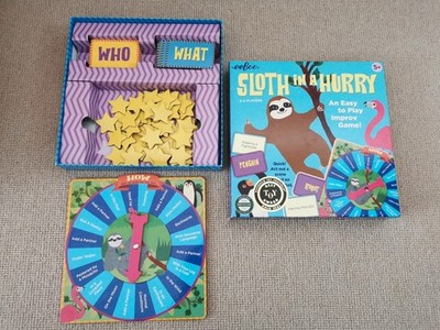 Faultier in Eile Brettspiel - eeBoo Improspiel für Kinder