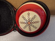 Training Cue Ball w/8 Ball Case, Levels Easy Advanced, 2 Pcs Pool Trainer Tool
