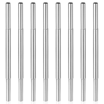 BOHUIZ 8 Pcs Golf Club Shaft Extensions, Aluminum Alloy silver 