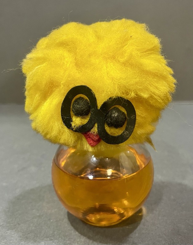 Vintage Retro 1970’s Giftique Fuzzly Cologne Fuzzy Animal Novelty Perfume Bottle