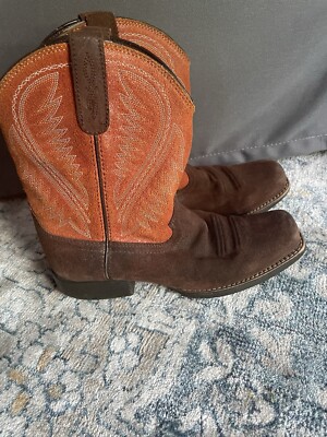 Ariat boots size 4.5 men\'s. Ariat Youth Patriot Leather Western Boots – Boot Country main image 4
