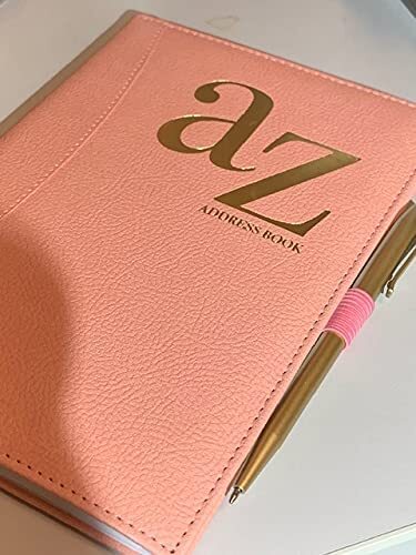 2 x A5 Notebook With Pen Hard Back Cover A to Z Telephone Address Book A-Z Index - Picture 30 of 35