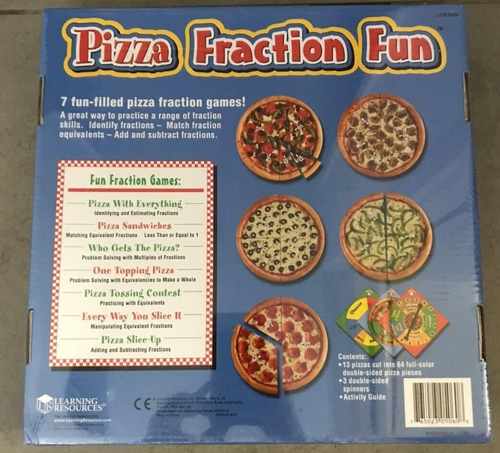 LEARNING RESOURCES PIZZA FRACTION FUN GAME - Picture 3 of 3