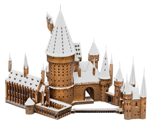 Fascinations ICONX Harry Potter HOGWARTS IN SNOW Castle 3D Metal Earth Model Kit