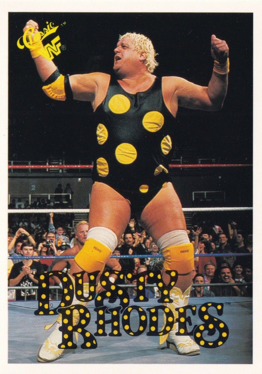 WWEクラシック10 ダスティローデス Dusty Rhodes 1990 Classic WWF Card 150 WWE NXT NWA Hall of Fame