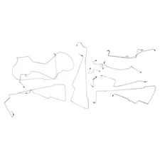 Classic Tube Brake Line Kit Complete Stainless Steel With ABS Mustang GT 1994...