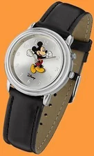 NEW Disney SII Mickey Mouse Legs Moves Animated Musical Melody Watch Retired