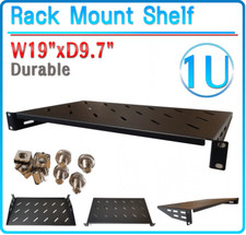 LEXAcctv Mount Rack Universal S-Shelf For Server Rack 1U 9.7" 250mm Deep