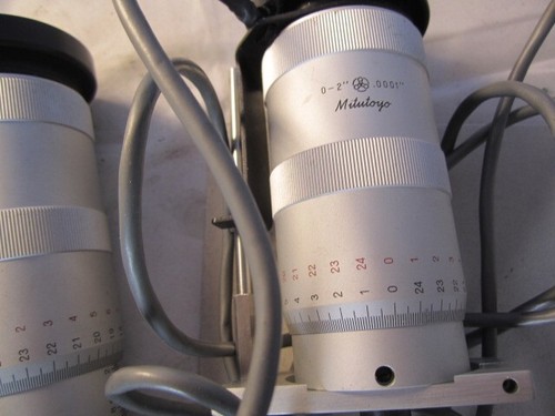 Mitutoyo 0- 2" Micrometer Head part no. 152-388A ,paired, selling as a lot - Picture 3 of 10
