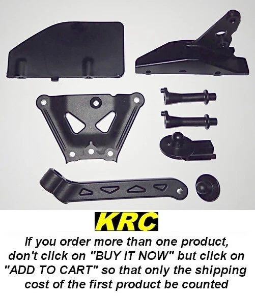 LOSA4413-14/4422-24 8IGHT PLATE, REAR BRACE, TANK/FILTER GUARDS, BODY/TANK POSTS - Photo 1/1