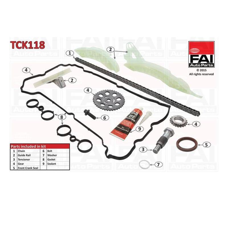 Dolz SKCC191L Steuerkettensatz Für CITROËN DS FORD OPEL PEUGEOT TOYOTA