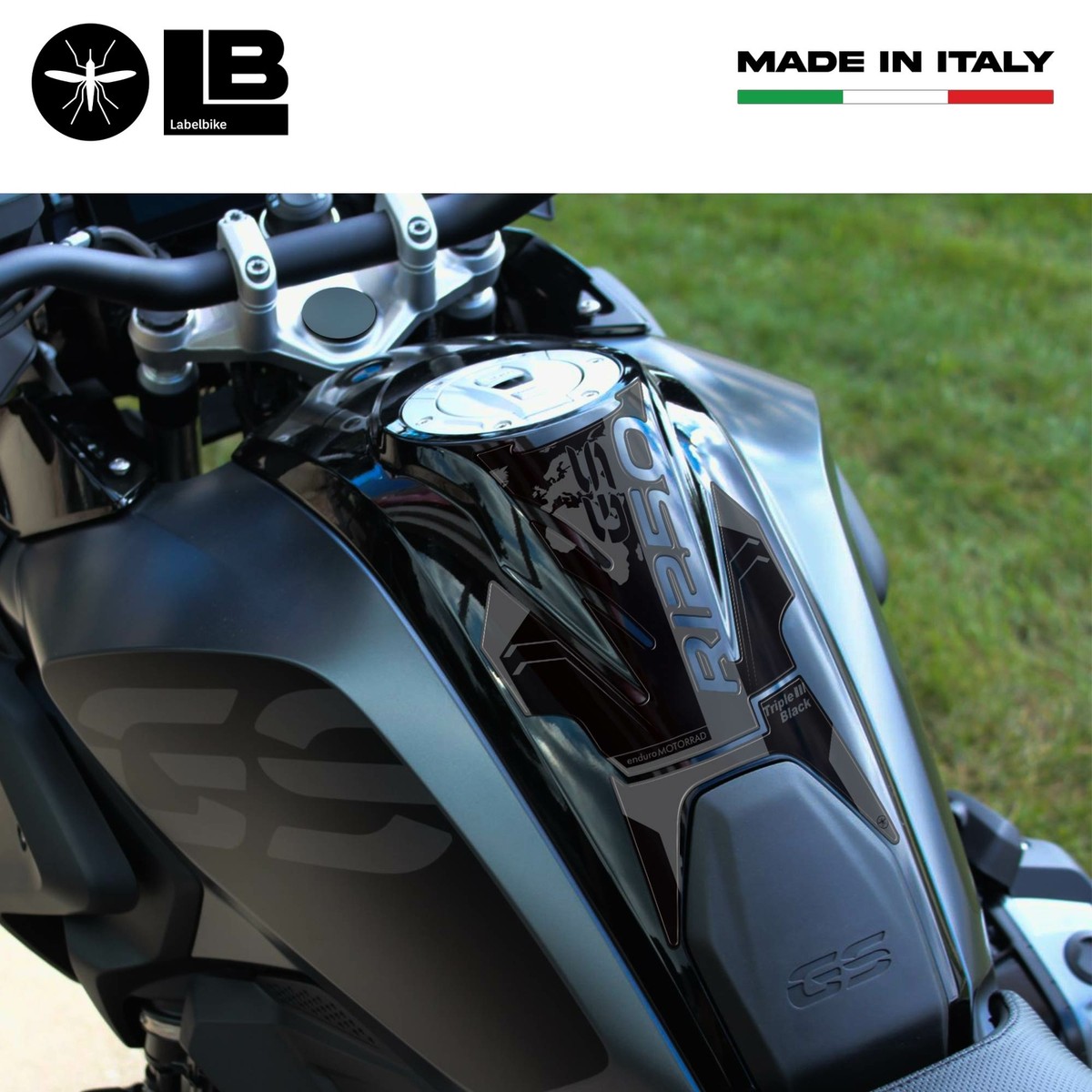 3D Tankpad Aus Harz Für BMW R 1250 GS Adventure Ab 2018 – Motiv 'Trophy', Made In Italy, UV-beständig