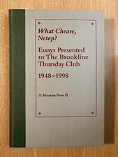 What Cheare, Netop? by S Morton Vose II (2005 Hardcover)