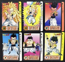 Dragon Ball Z Carddass Gotenks 231 Rare Bandai Japan Set of 6 cards F/S