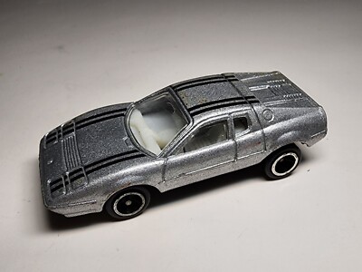 Unbranded Ferrari 512 BB Silver Grey 1:64 Diecast Car 2-Door Italian Sports Car