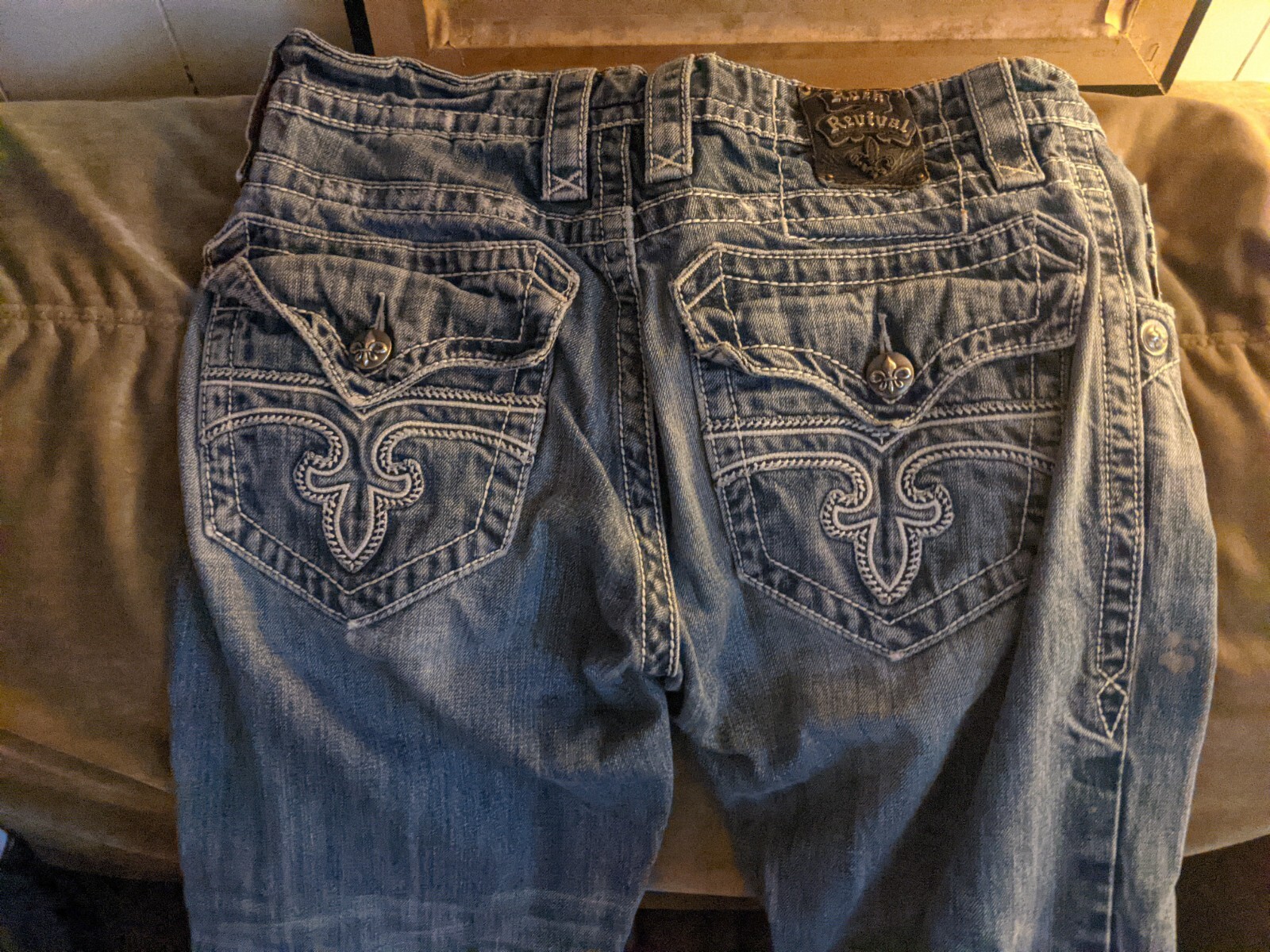 mens rock revival jeans 33x33 eBay