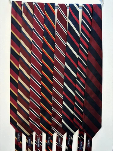 WHILE THEY LAST! Robt Talbott  Silk Tie Handmade USA Any of 8 Regimental Stripes