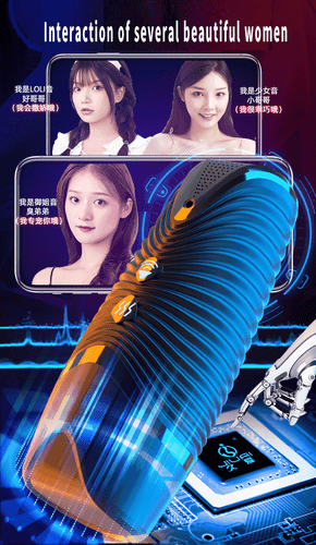 Pompa per pene stroker automatica mani libere trainer coppa manicotto orale ritardante eiaculazione - Foto 11 di 12