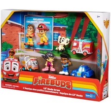 Disney Junior Firebuds, Lil Buds 8 Collectible Toy Figures & Stickers